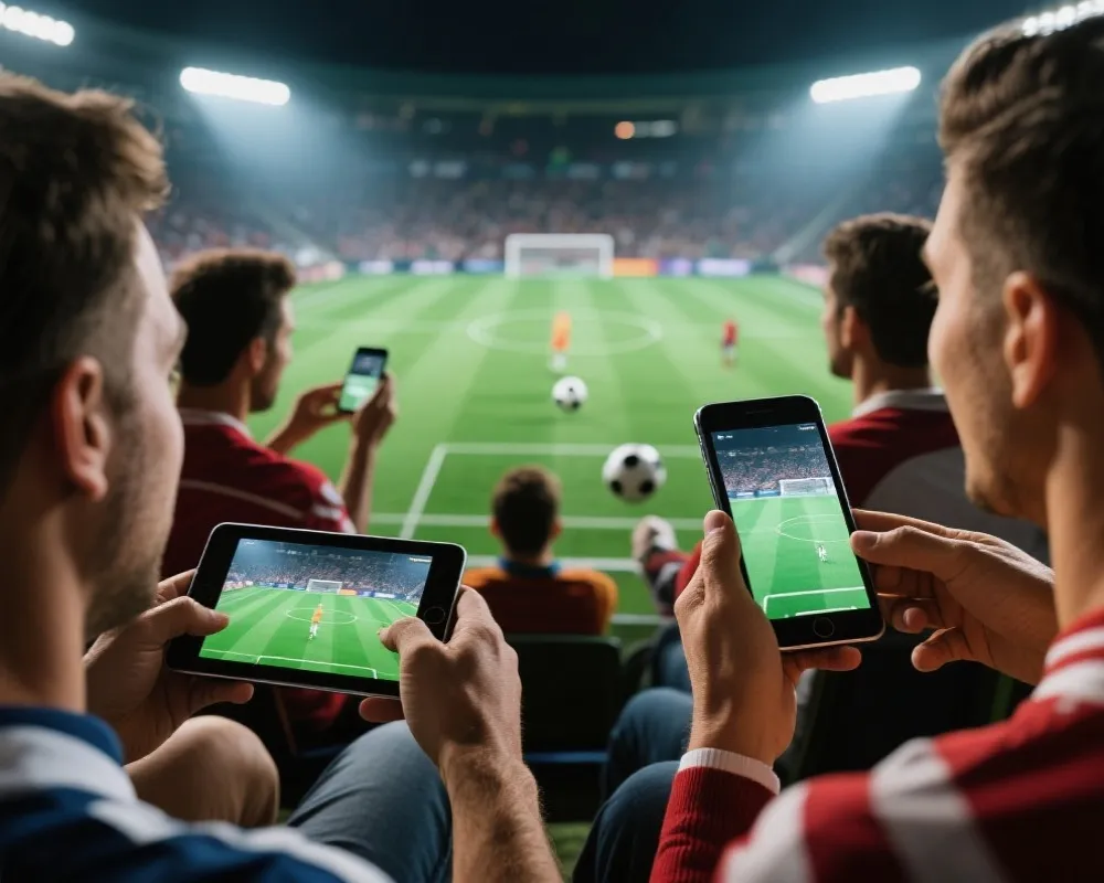 多设备观赛体验展示